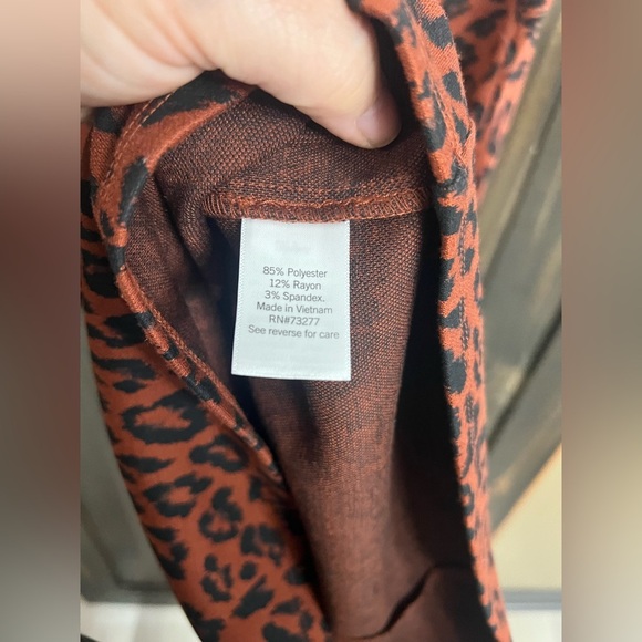 Leopard Print Cap Sleeve Dress-NWT-Size:Medium - Picture 11 of 12